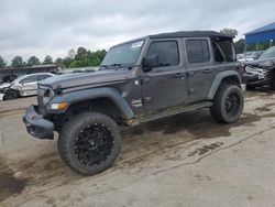 Salvage cars for sale at Florence, MS auction: 2018 Jeep Wrangler Unlimited Sport