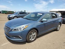 Salvage cars for sale at Brighton, CO auction: 2016 Hyundai Sonata SE