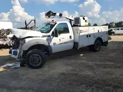 Salvage cars for sale from Copart Chicago: 2011 Ford F550 Super Duty