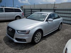 Vehiculos salvage en venta de Copart Miami, FL: 2014 Audi A4 Premium