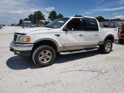 Salvage cars for sale from Copart Prairie Grove, AR: 2002 Ford F150 Supercrew