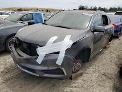 Salvage cars for sale at Martinez, CA auction: 2018 Acura MDX Technology