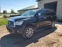 Salvage cars for sale at Kincheloe, MI auction: 2011 Toyota Sequoia Limited