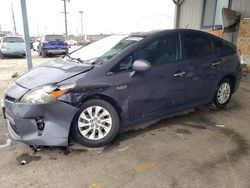 Toyota Prius plug-in salvage cars for sale: 2012 Toyota Prius PLUG-IN