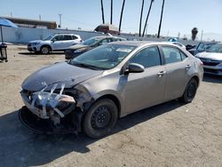 Salvage cars for sale at Van Nuys, CA auction: 2015 Toyota Corolla L