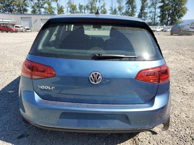 2016 Volkswagen E-GOLF SE