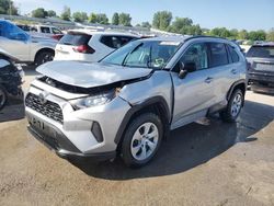 Salvage cars for sale at Bridgeton, MO auction: 2020 Toyota Rav4 LE