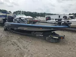 Salvage boats for sale at Florence, MS auction: 2019 Nitrous BOAT&TRLR