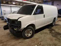 Salvage trucks for sale at Wheeling, IL auction: 2012 GMC Savana G2500