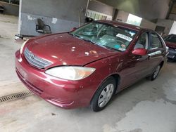 Salvage cars for sale at Sandston, VA auction: 2002 Toyota Camry LE