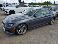 Vehiculos salvage en venta de Copart Miami, FL: 2018 BMW 430I