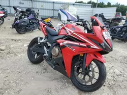 Salvage motorcycles for sale at Midway, FL auction: 2016 Honda CBR500 R