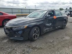 Salvage cars for sale at Dyer, IN auction: 2018 Honda Accord Sport