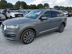 Salvage cars for sale from Copart Fairburn, GA: 2017 Audi Q7 Premium Plus