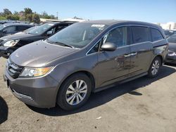 Salvage cars for sale at auction: 2015 Honda Odyssey EXL