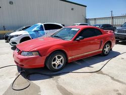 Salvage cars for sale at Haslet, TX auction: 2002 Ford Mustang