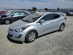 Salvage cars for sale at Antelope, CA auction: 2016 Hyundai Elantra SE