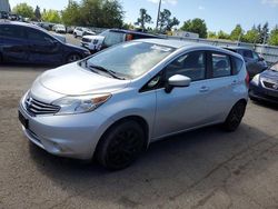 Salvage cars for sale from Copart Woodburn, OR: 2015 Nissan Versa Note S