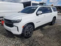 Chevrolet salvage cars for sale: 2021 Chevrolet Suburban K1500 RST