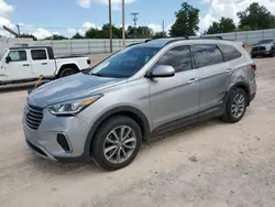 Salvage cars for sale at Oklahoma City, OK auction: 2017 Hyundai Santa FE SE