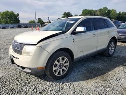 Salvage cars for sale from Copart Mebane, NC: 2008 Lincoln MKX