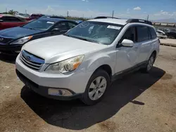 Salvage cars for sale at Tucson, AZ auction: 2012 Subaru Outback 2.5I Premium