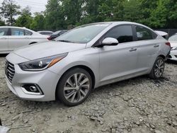 Hyundai Accent Limited salvage cars for sale: 2021 Hyundai Accent Limited