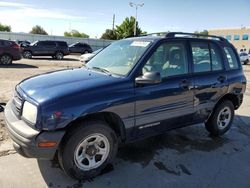 Chevrolet salvage cars for sale: 2002 Chevrolet Tracker