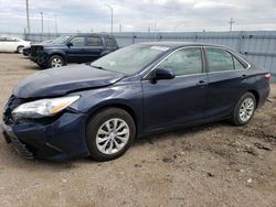 Salvage cars for sale at Greenwood, NE auction: 2017 Toyota Camry LE