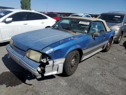 Salvage cars for sale at North Las Vegas, NV auction: 1989 Ford Mustang GT