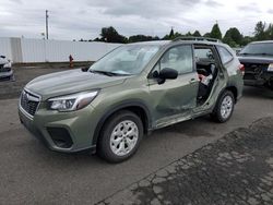 Salvage cars for sale from Copart Portland, OR: 2019 Subaru Forester