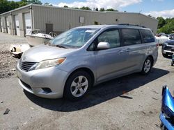 Toyota Sienna le salvage cars for sale: 2011 Toyota Sienna LE