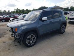 Jeep salvage cars for sale: 2017 Jeep Renegade Limited