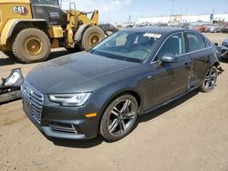 Salvage cars for sale at Brighton, CO auction: 2018 Audi A4 Premium Plus