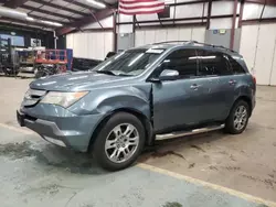 Salvage cars for sale at East Granby, CT auction: 2007 Acura MDX