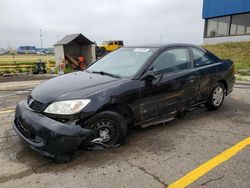 Honda Civic dx vp Vehiculos salvage en venta: 2005 Honda Civic DX VP