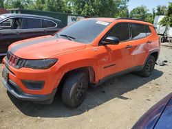 Salvage cars for sale at Baltimore, MD auction: 2018 Jeep Compass Sport