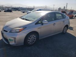 Salvage cars for sale from Copart Sun Valley, CA: 2013 Toyota Prius PLUG-IN