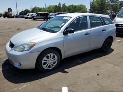 Salvage cars for sale from Copart Denver, CO: 2008 Toyota Corolla Matrix XR