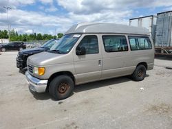 Salvage trucks for sale at Bridgeton, MO auction: 2014 Ford Econoline E150 Wagon