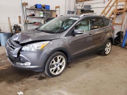 Salvage cars for sale from Copart Ham Lake, MN: 2014 Ford Escape Titanium