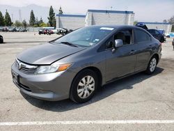 2012 Honda Civic LX en venta en Rancho Cucamonga, CA