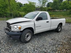 Salvage cars for sale at West Mifflin, PA auction: 2007 Dodge RAM 1500 ST