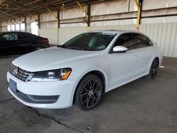 Salvage cars for sale at Phoenix, AZ auction: 2012 Volkswagen Passat SE