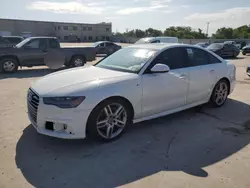 Salvage cars for sale at Wilmer, TX auction: 2016 Audi A6 Premium Plus