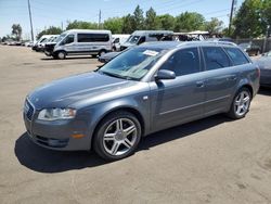 Audi salvage cars for sale: 2007 Audi A4 2.0T Avant Quattro