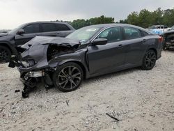 Salvage cars for sale at Houston, TX auction: 2021 Honda Civic Sport