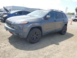 Salvage cars for sale from Copart San Diego, CA: 2016 Jeep Cherokee Trailhawk