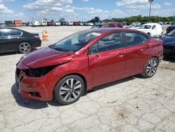 Nissan salvage cars for sale: 2021 Nissan Versa SR