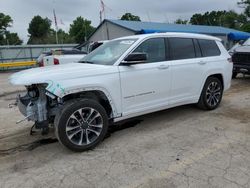 SUV salvage a la venta en subasta: 2022 Jeep Grand Cherokee L Overland